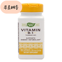 네이쳐스 웨이 비타민 B-1 100 m.g 개입, 1개