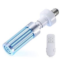 60W UV-C 살균 램프 E27 LED UVC 전구 원격 제어 소독 살균기 오존 박테리아 진드기 깨끗한 랜턴 222121