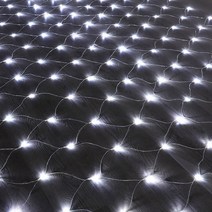 LED 고드름 낚시 그물 빛 야외 공원 크리스마스 장식 화환 휴일 조명 거리 15x15m 220V/110V, 03 White_02 미국 플러그
