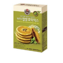 백설 녹차맛 찹쌀호떡믹스 400g, 7개