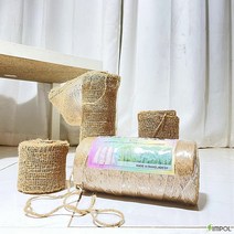 청년농부 녹화마대(10cm 20cm 30cm)20m/녹화끈 조경용품 쥬트로프 쥬트봉 월동자재 월동끈, 끈4mm, 1개