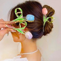 튤리비 러블리 튤립 포인트 헤어 집게핀