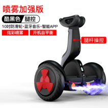 스마트 호버 보드 전동 투휠 이륜평행 외발 스케이트 공식 스토어 핸들바 출퇴근 대리운전, 스프레이 강화 버전 블랙 레그 컨트롤Bluetoo, 54v
