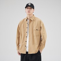 남성 고급 순면셔츠 긴팔코트 캐주얼셔츠CS999