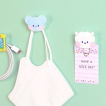 [BT21] 아크릴 마그넷 클립 세트 - 미니니/집게 자석 캐릭터클립, 알제이