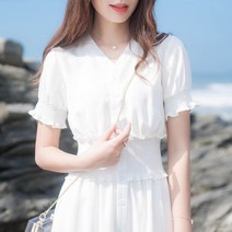 vsyoy여성 봄여름 원피스 패션 숙녀 부드러움