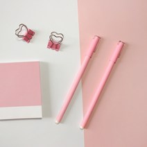 갓샵 예쁜 핑크 펜 볼펜 [핑크덕후 얇은 다꾸 필기감좋은 중성펜 판촉 필기구 문구용품], 단품, 옵션선택