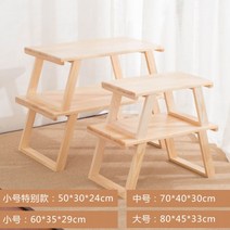 팔각소반 해주반 나주반 개다리소반 꽃 103021, 높이 50 30 24cm_조립하기