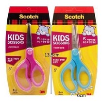 [5개묶음 할인]3M 키드가위5(핑크 블루 색상램덤) JWO-107584 어린이가위 양손가위 양손잡이