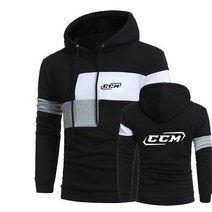 명패디자인 CCM 프린트 스플라이스 풀오버 남성 하라주쿠 스웨터 코튼 코트 후드 탑 최신 봄 가을 2792119426, XL CHINA, 2