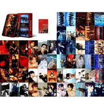 Kpop-아이돌 Lomo 카드 열일곱 Got7 포토카드 팬 컬렉션용 엽서 55 개/세트, 01 WHITE