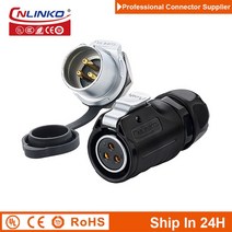Cnlinko LP20 방수 3Pin M20 항공 와이어 케이블 접촉 전원 커넥터 플매트 카펫 러그 소켓 조인트 차량 트럭 보트 에너지, 04 Female Plug Set1