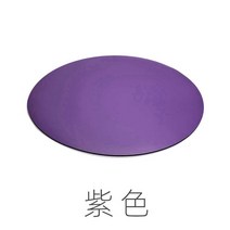점프 로프 매트 충격 흡수 방음 무음 홈 고무 요가 명상 두꺼운 라운드 바닥 실내, 01 Purple70CmDiameterRo