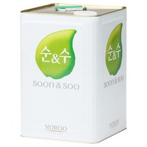 노루페인트 순앤수 수성 내부용 냄새없는 친환경페인트, 화이트, 18L
