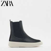 ZARA 액센트 하이탑 스니커즈 스포츠 부츠 자라