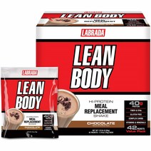 Labrada 라브라다 린 바디 식사대용 쉐이크 42팩 Lean Body Meal Replacement 42 packs (3.32kg 42 serv), 바닐라, 3.32kg 42 serv