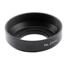24mmM24 x 0.5 스크류 인 메탈 렌즈 후드 모든 Rollei 24mm 35 35T 35TE 카메라 용