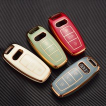 V8MAX 아우디 AD-33 스마트키 TPU 키케이스 실리콘 케이스 브이팔맥스, 블랙 (AD-33)