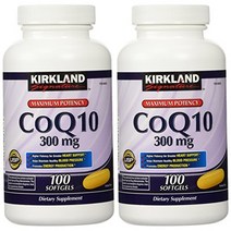 KIRKLAND SIGNATURE 커클랜드 시그니처 COQ10 300 MG 200 소프트젤