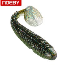 NOEBY 4 Pieces Soft Fishing Lure 9.5cm 8.5g Shad Silicone Artificial Bait Fishing Wobblers S3102, 203