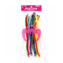 [문구조아] 유니아트 1000 굵은 재단 모루 혼합, 9개