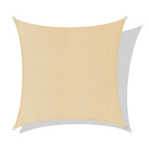 사각 차광막 썬쉐이드 햇빛가리개 선쉐이드 발코니그늘막 옥상 차광막, 4mx5m, 베이지