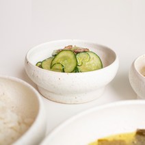 림 굽찬기 핸드메이드도자기그릇 찬기, 소