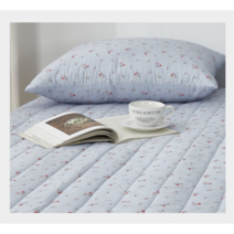 따뜻한 세미 마이크로 화이바 샐리 옥매트 전기장판 온열 온수 매트 커버 덮개, 백아이보리