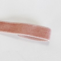 선물포장리본 꽃포장리본 벨벳 리본 (폭 10mm/15mm/25mm/38mm 길이 18m), 15mm, 연팥(16)