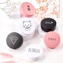 셀프천사 미니 DIY 쿠션 케이스 용기 비비 에어쿠션 만들기 빈 공병 공용기, 블랙 다이아