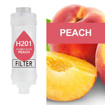 필터샤워기헤드 나노 버블 여행용 수압상승 절수 샤워기 향기로운 샤워 헤드 필터 softamp 머리피부 향기 염소 제거 연수기 여성 선물 욕실 액세서리 개선, 복숭아