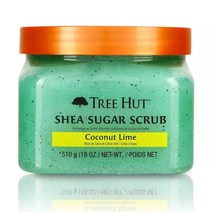 트리헛 시어 슈가 바디 스크럽, 510g, Coconut Lime