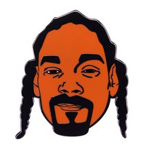 브로치 뱃지 핀뱃지 옷핀 한복브로치 힙합 Godfther - Snoop Dogg 에나멜 핀 Rep 좋아하는 래퍼 어디를 가