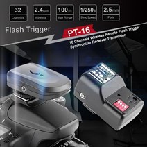 카메라 동조기 포멕스 캐논 니콘 펜탁스 올림푸스 용 채널 무선 원격 스피드 라이트 셔터, 없음
