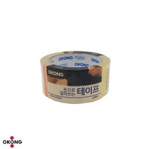 오공 손으로 잘라쓰는 테이프48mm x 50m, 투명, 4개