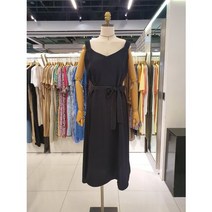 파프리카 모던 장식 스티치 나시 원피스 LG3OP803