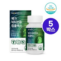 비타민B 컴플렉스 비타민비 군 비오틴 엽산 나이아신 함유, 90정 x 5개