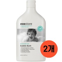 에코스토어 Ecostore 베이비 버블 배스 500ml 500ml x2