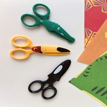 [갓샵]아기 유아 동물 미니 안전 가위 3종 악어 고래 새, 색상:2.아기고래|사이즈:62X120mm, 단품