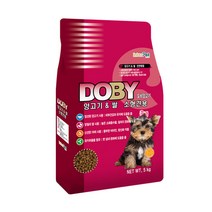 [룸펫]소형견 전용 강아지 사료 도비 양고기 5kg, 단품