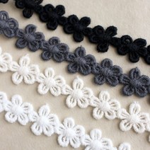 [원단쟁이] 케미컬레이스]시크-4color (1476862) E26, 1개, 백아이보리