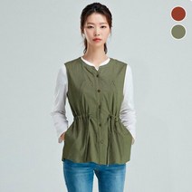 체이스컬트 여성 중힙 기장 린넨 베스트-KBRG7301C08