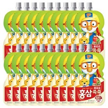 팔도 뽀로로 홍삼쏙쏙 100mlx20개 3종택1 아기주스, 1세트, 사과매실x20개