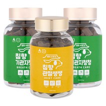 강아지 기관지 협착증 호흡기 영양제 댕이수랏간 침향 기관지청청 심장튼튼 관절쌩쌩 눈물뚝 피부&피모 100g, 기관지청청 2개+관절쌩쌩 1개