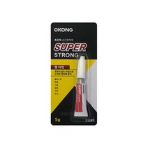 오공 순간접착제 슈퍼스트롱 젤타입 5g, 2개