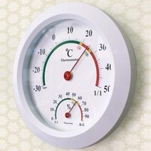 전원이 필요없는 국산 아날로그 온습도계 16cm 2개 실내용 습도기 온습도측정 온도계 미니 소형