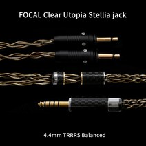SYRNARN-밸런스 업그레이드 헤드폰 케이블 Focal MG Utopia Stellia ELEAR 프랜치 유토피아 4.4mm 타입-c iOS 4 핀 XLR 헤드셋 와이어 3.5, [07] 1m, [03] 4.4mm TRRRS Balanced