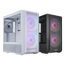 리안리 LANCOOL 216 RGB (Black) 케이스-미들타워, 선택없음