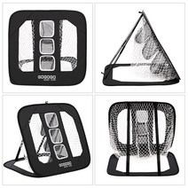 골프그물 Gogogo-스포츠 Vpro 팝업 골프 치핑 네트 실내 실외 스윙 연습 피칭 타격 훈련 보조 접이식 그물, 한개옵션0