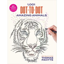 (영문도서) 1 001 Dot-To-Dot Amazing Animals Paperback, Thunder Bay Press, English, 9781645177661